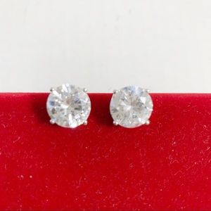 Sterling Silver CZ Studs earrings